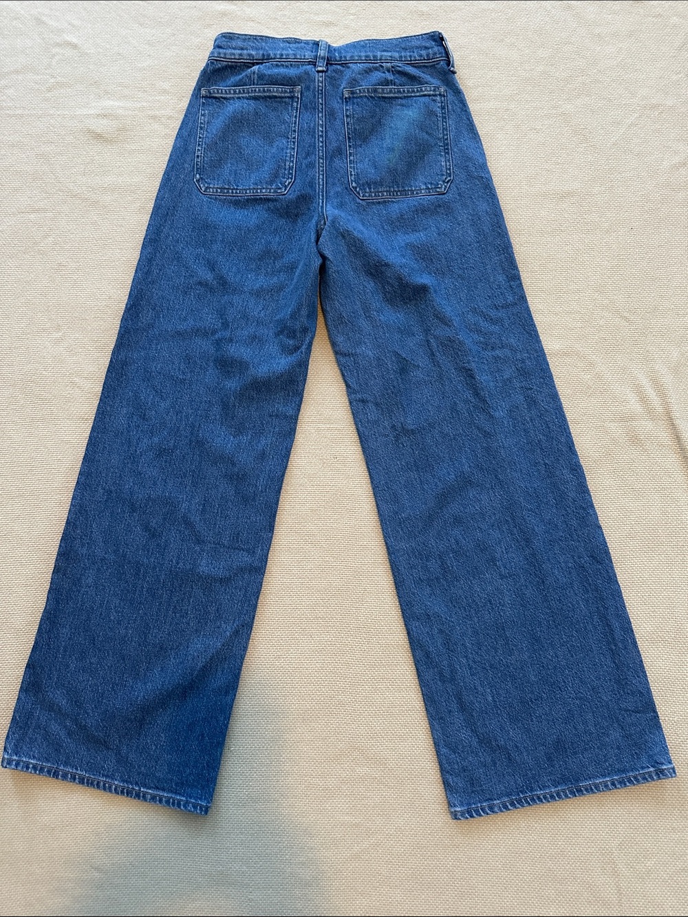 NWT J.Crew Camp-Pocket Wide-Leg Jeans Elaine Wash High Rise 24 (Best fit SZ 25) - Picture 9 of 10
